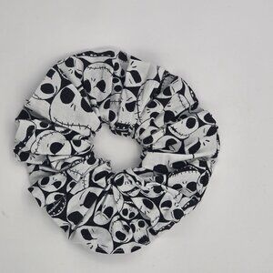 Handmade Cotton Nightmare Before Christmas Hair Scrunchies Sz XXL